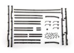 Side trim, left & right (black)/ side trim retainers (6)/ door handles, left, ri