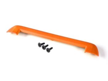 Traxxas TRX8912T Tailgate Protector Orange Maxx - een langwerpig, oranje kunst