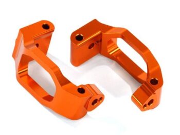 Traxxas TRX8932A Caster blocks (c-hubs), 6061-T6 aluminum (orange-anodized), left & right/ 4x22mm - twee oranje