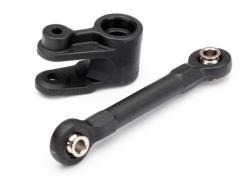 Traxxas TRX8947 Servo Horn/Steering Link/Arm - twee zwarte kunst