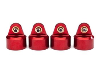 Traxxas TRX8964R Shock Cap Alum Gt-Maxx Red - vier ident