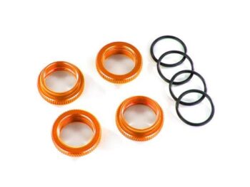 Traxxas TRX8968A Sprng Retner Gt-Maxx Alum Orng - vier oranje ge