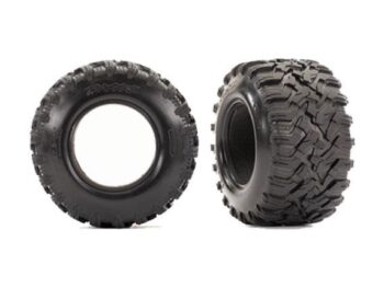 Traxxas TRX8970 Tires, Maxx All-Terrain 2.8' (2)/ foam inserts (2) - twee zwar