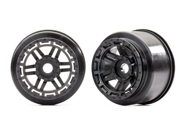 Wheels (black) (2) Traxxas TRX8971 Wheels (black) (2) - twee