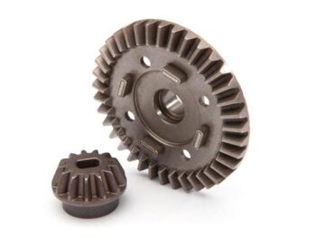Traxxas TRX8977 Ring gear, differential/ pinion gear, differential (rear) - een set van twee