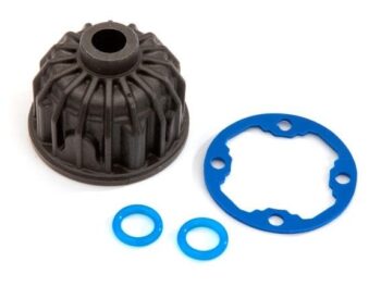 Traxxas TRX8981 Carrier, differential/ x-ring gasket/ o-ring (2)/ 10x19.5x0.5 TW - een donker