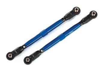 Traxxas TRX8997X Toe links, Wide Maxx (TUBES 6061-T6 aluminum (blue-anodized)) - twee blauw