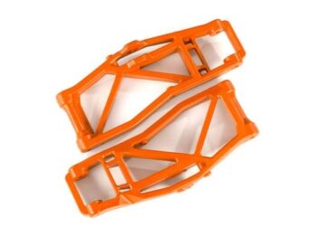 Traxxas TRX8999T Suspension arms, lower, orange (left and right, front or rear) (2) (for use with - twee or