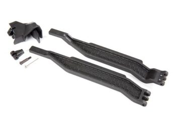 Traxxas TRX9026 Battery hold-down (2)/ battery clip/ hold-down post/ screw pin/ pivot post screw - een set zwarte
