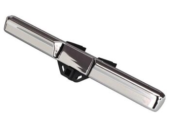 Traxxas TRX8068 Bumper, rear (chrome)/ bumper mount/ 3x10 BCS (2) - glanz