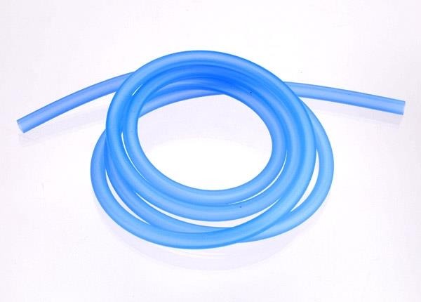 lichtblauwe flexibele slang opgerold Traxxas TRX5759 Water cooling tubing, 1m, TRX5759 - op de foto is een opgerol