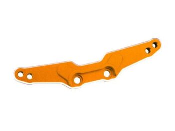 Traxxas TRX10539-ORNG Shock tower, rear, 6061-T6 aluminum (orange-anodized)/ 3x15mm BCS (with threadlock) (2) - oranje, geanodiseerd