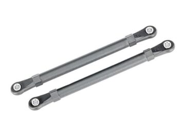 Traxxas TRX9189 Toe links (molded composite) (96mm center to center) (2) (assembled with hollow balls) (for use with #9180 upgrade kit) - twee don