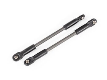 Traxxas TRX8619 Push rods (steel), heavy duty (2) (assembled with rod ends) - twee donkerg