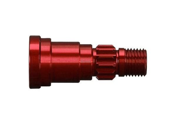 Traxxas TRX7768R Stub axle, aluminum (red-anodized) (1) (use only with #7750X, TRX7768R