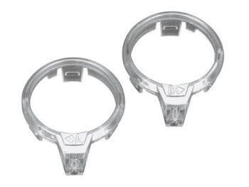 Traxxas TRX7960 LED lens, motor, clear (left & right), TRX7960 - twee transparante