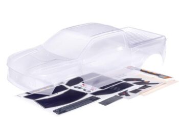 Traxxas TRX10111 Body, Ford Raptor R (clear, requires painting)/ window masks/ decal sheets - transparante, ongeschild