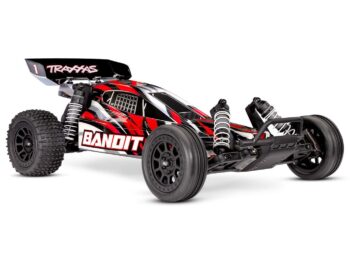 Traxxas TRX24254-8-REDX Traxxas BANDIT 1/10 2wd Brushed HD with battery & USB-C charger Red X - een