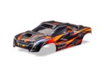 traxxas mini x rc carrosserie zwart oranje blauw