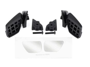 Traxxas TRX10143 Side mirrors (left & right)/ mirror mounts (left & right)/ 3x14mm BCS (2)Â (attaches to #10111 body) - een set zwarte