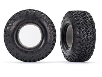 Traxxas TRX10181 Tires, BFGoodrich All-Terrain T/A KO2 (dual profile 4.5x1.7- 2.2/3.0') (2)/ foam inserts (2) - twee zwarte rubber