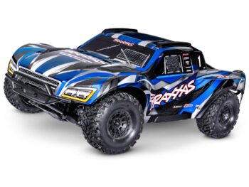 Traxxas TRX102076-4BLUE Traxxas Maxx Slash 6S Short Course Truck - Blue - een radi