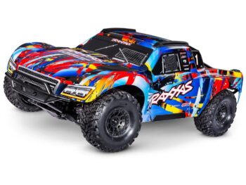 Traxxas TRX102076-4RNR Traxxas Maxx Slash 6S Short Course Truck - Rock & Roll - een op afstand bestuurbare short