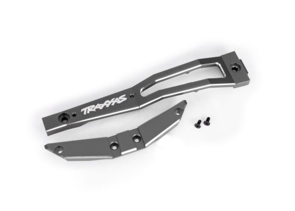 Traxxas TRX10221-GRAY Chassis brace, front, 6061-T6 aluminum (gray-anodized/ 2.5x6mm CCS (with threadlock) (2)