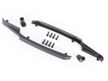 Traxxas TRX10225 Skid pads (roof)/ retainers (2)/ 3x10mm CS (6) (fits #10211 body) - een set zwarte