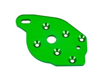 Traxxas TRX10259-GRN Plate, motor, 6061-T6 aluminum (green-anodized) - een