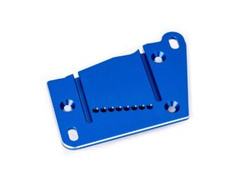 Traxxas TRX10263-BLUE Motor mount cap, 6061-T6 aluminum (blue-anodized) - een felbl