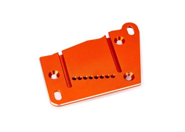 Traxxas TRX10263-ORNG Motor mount cap, 6061-T6 aluminum (orange-anodized)