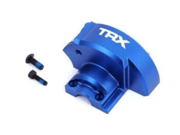 Traxxas TRX10287-BLUE Cover, gear (blue-anodized 6061-T6 aluminum) - een