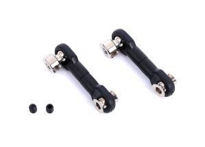 Traxxas TRX10298 Linkage, sway bar (front or rear) - twee zwarte st
