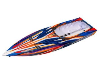 Traxxas TRX10315-ORNG Hull, Spartan SR, orange graphics (fully assembled) - een gestroomlij