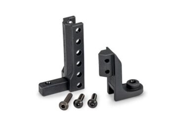 Traxxas TRX10351 Hitch, boat trailer (top & bottom)/ 3x12mm BCS (black stainless) (2) - twee zwarte