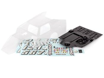 Traxxas TRX10411 Body, Slash Mudboss (clear, trimmed, requires painting)/ decal sheets - een