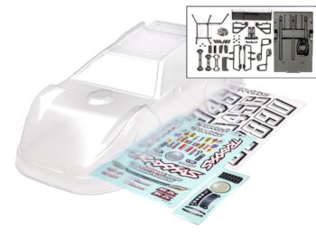 Traxxas TRX10423 Slash Late Model Unassembled Body Kit - transparante