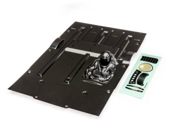 Traxxas TRX10425 Interior, Slash Late Model (black)/ decal sheet - zwart