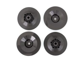 Traxxas TRX10457-GRAY Wheel discs (gray) (4) - vier donker