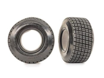 Traxxas TRX10470 Tires, Hoosier (dual profile 4.3x1.7- 2.2/3.0") (2)/ foam inserts (2) - twee zwar
