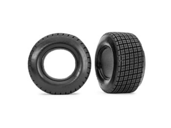 Traxxas TRX10470X Hoosier Dual-Profile Dirt Oval Tires & Foam Inserts (2) - twee zwar