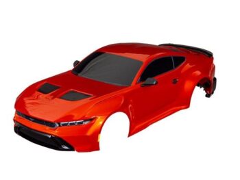Traxxas TRX10511-CPR Body, Ford Mustang, complete (copper) (painted, decals applied) (includes side mirrors, spoiler, grilles, vents, & clipless mounting) - een gl
