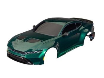 Traxxas TRX10511-GRN Body, Ford Mustang, complete (green) (painted, decals applied) (includes side mirrors, spoiler, grilles, vents, & clipless mounting) - glanz