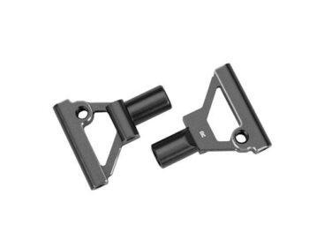 Traxxas TRX10534-GRAY Suspension arms, lower, front, 6061-T6 aluminum (gray-anodized) (left & right)/ 2.5x5mm BCS (with threadlock) (2) - twee donker