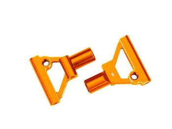 Traxxas TRX10534-ORNG Suspension arms, lower, front, 6061-T6 aluminum (orange-anodized) (left & right)/ 2.5x5mm BCS (with threadlock) (2) - twee oranje