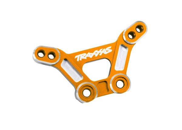Shock tower, front, 6061-T6 aluminum (orange-anodized)/ 3x15mm BCS (with threadlock) (2) Traxxas TRX10538-ORNG Shock tower, front, 6061-T6 aluminum (orange-anodized)/ 3x15mm BCS (with threadlock) (2) - een or