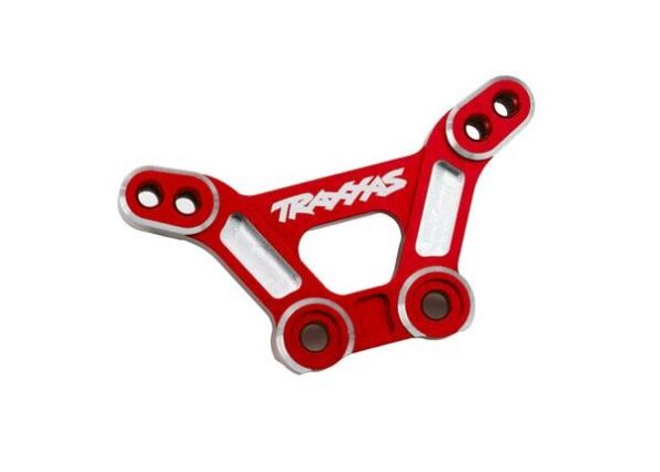 Traxxas TRX10538-RED Shock tower, front, 6061-T6 aluminum (red-anodized)/ 3x15mm BCS (with threadlock) (2)
