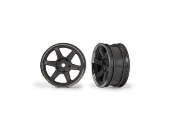Traxxas TRX10571 Wheels, 1.9" six spoke (graphite gray) (front) (2) - twee don
