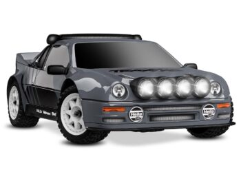 Traxxas TRX108046-1-GRAY Traxxas Mini Rally VXL Ford RS200 incl battery & USB charger Gray - een grij